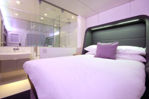 vue d'une chambre Yotel