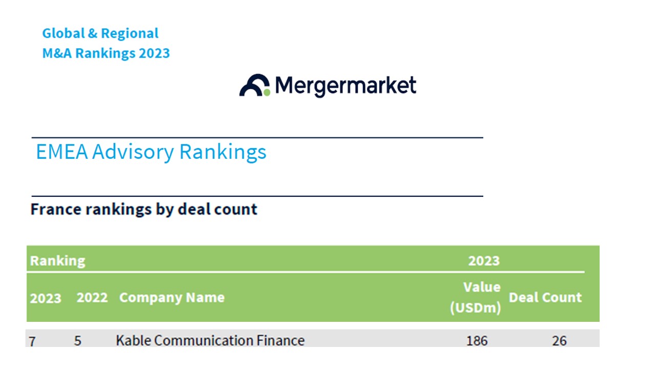 (Français) Kablé Communication dans le Top 10 du classement « Financial PR Advisors » en 2023